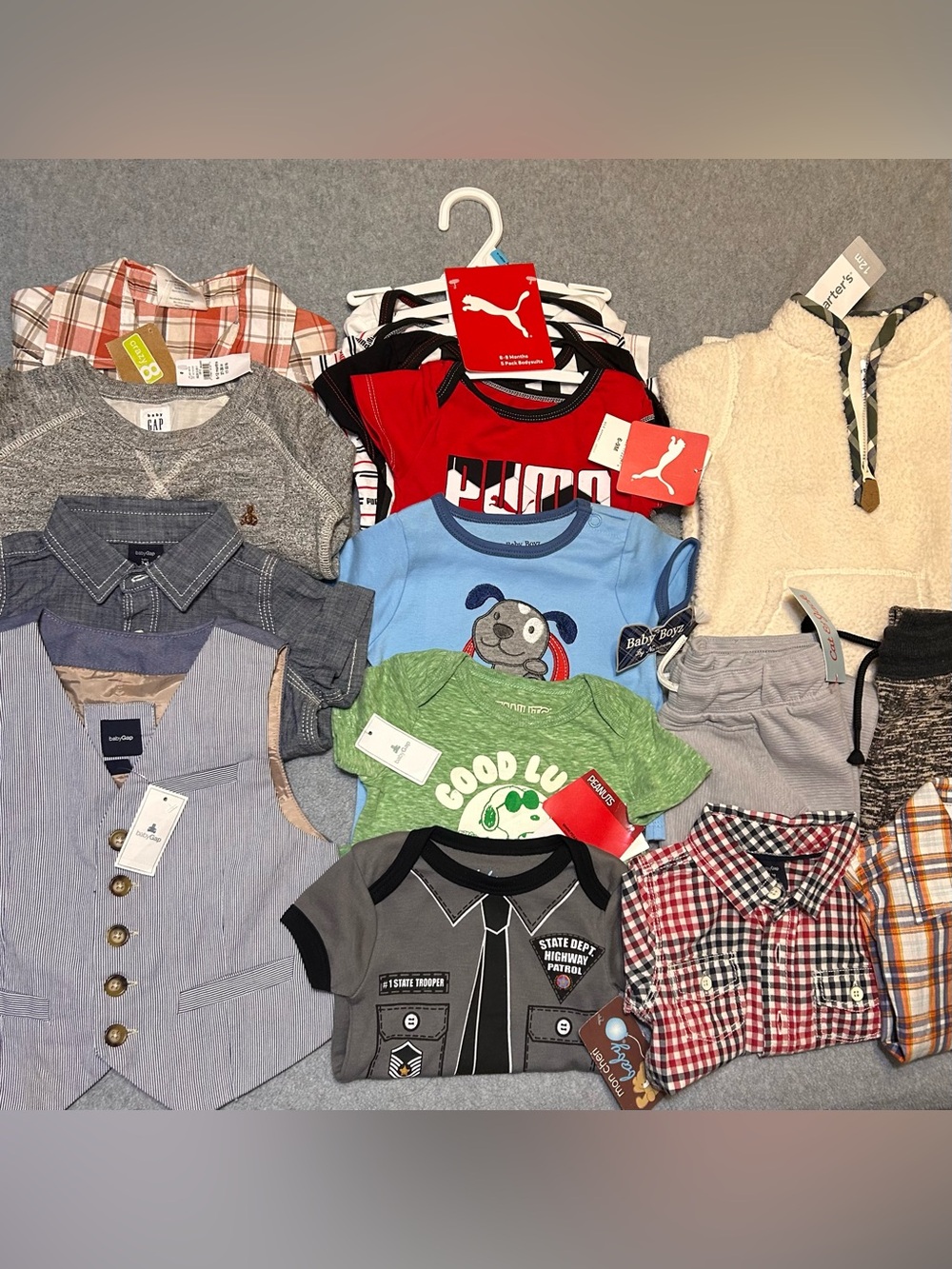 NWT 16 Piece Baby Boy Clothing Lot